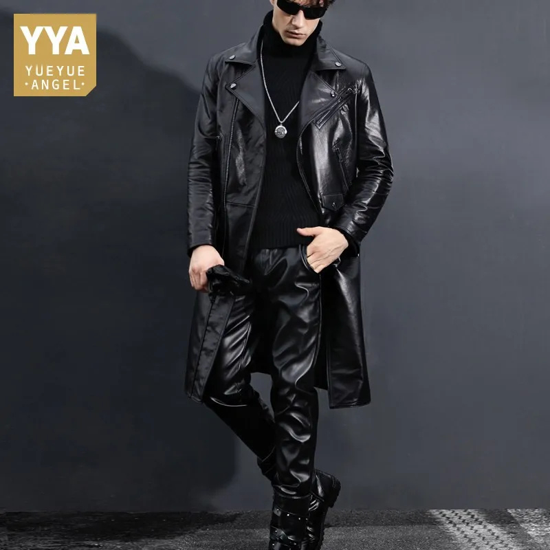 Genuine Leather Trench Coat Men Slim Fit Black Motorcycle Jacket Winter New Windbreaker Cow Leather Long Jackets Plus Size 5XL
Genuine Leather Trench Coat Men Slim Fit Black Motorcycle Jacket Winter New Windbreaker Cow Leather Long Jackets Plus Size 5XL