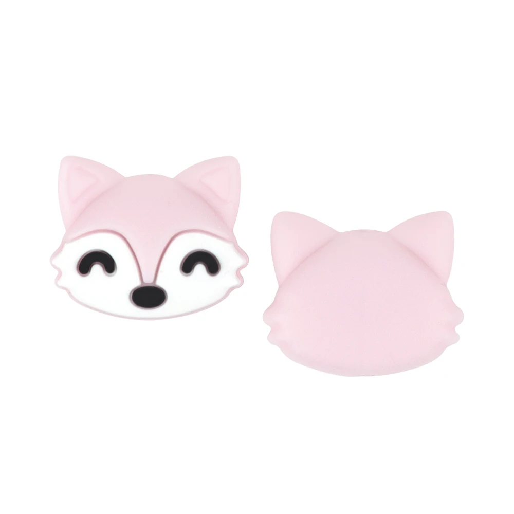 10pcs Cartoon Fox Silicone Beads Food Grade Rodents Baby Teether Teething Toy DIY Pacifier Chain Accessorie
10pcs Cartoon Fox Silicone Beads Food Grade Rodents Baby Teether Teething Toy DIY Pacifier Chain Accessorie