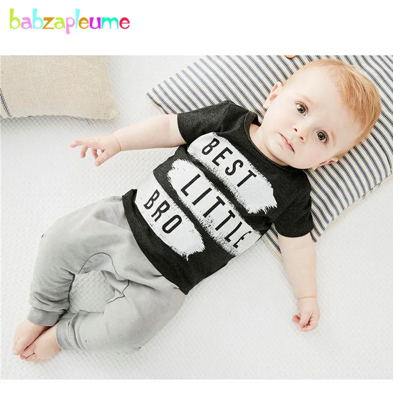 babzapleume spring summer newborn baby boys clothes fashion cotton t-shirt+pants sport suit infant clothing set 2pcs suit BC1473
babzapleume spring summer newborn baby boys clothes fashion cotton t-shirt+pants sport suit infant clothing set 2pcs suit BC1473