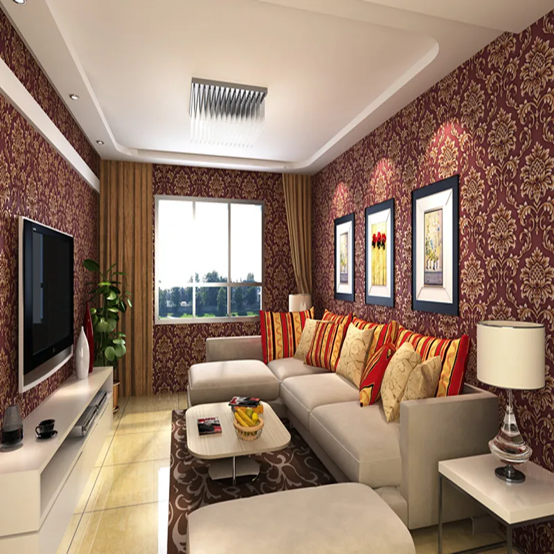 beibehang Pvc Damascus wallpaper living room bedroom full 3d high - end three - dimensional embossed background wallpaper
beibehang Pvc Damascus wallpaper living room bedroom full 3d high - end three - dimensional embossed background wallpaper