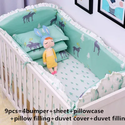 6/9pcs baby crib bedding sets protetor de berco For Children 100%cotton reactive cot bedding set blanket,120*60/120*70cm
6/9pcs baby crib bedding sets protetor de berco For Children 100%cotton reactive cot bedding set blanket,120*60/120*70cm