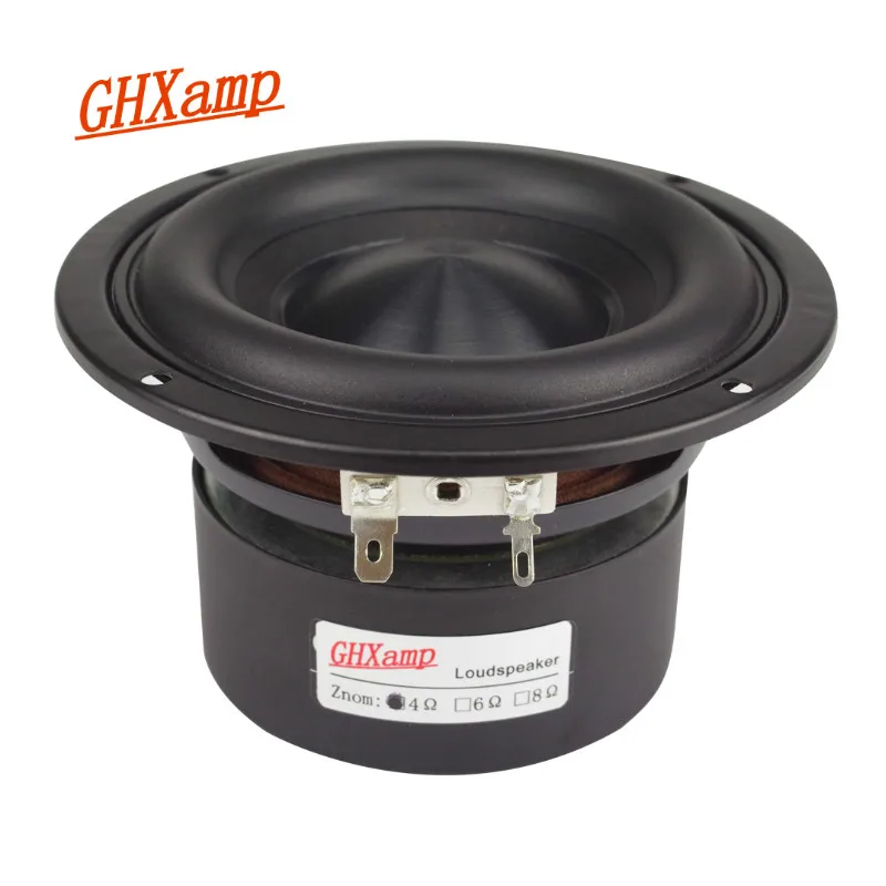 Ceramic Cap 4 inch 116mm Subwoofer Speaker Unit 50W Black Diamond Alumina Cap Woofer LoudSpeaker Desktop Deep Bass NEW 4OHM 1PCS
Ceramic Cap 4 inch 116mm Subwoofer Speaker Unit 50W Black Diamond Alumina Cap Woofer LoudSpeaker Desktop Deep Bass NEW 4OHM 1PCS