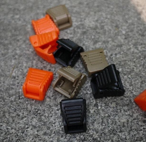 50 шт./лот нейлоновый замок застежка молния конечный paracord цветной DIY Бесплатная