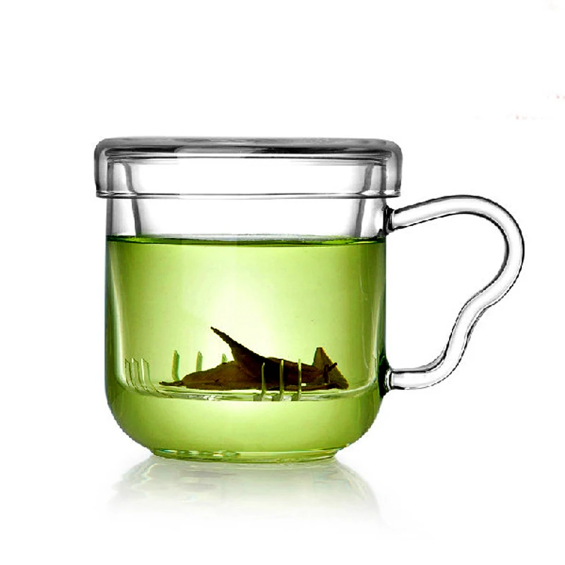 250ml double flower tea mug with handle with cover glass filter function cup transparent water cup three piece simple style
250ml double flower tea mug with handle with cover glass filter function cup transparent water cup three piece simple style