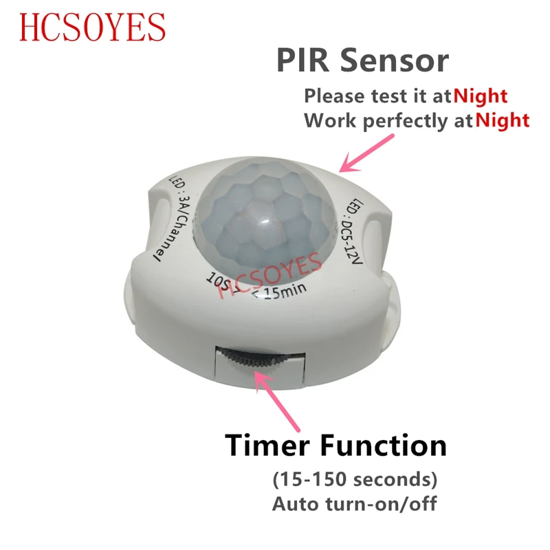 PIR Motion Sensor Detector Module HC-SR501 Body Infrared Light Switch DC5V-DC12V Movement Detector Activated Timer Automatic
PIR Motion Sensor Detector Module HC-SR501 Body Infrared Light Switch DC5V-DC12V Movement Detector Activated Timer Automatic