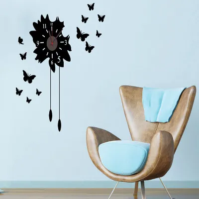 Butterfly wall clock Sticker Bedroom Living Room Home DIY Removable Mural PVC Decal custom removable waterproof
Butterfly wall clock Sticker Bedroom Living Room Home DIY Removable Mural PVC Decal custom removable waterproof