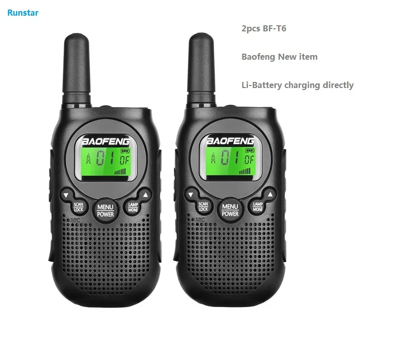 2 шт., новинка, портативная рация Baofeng BF-T6 Mini Wiress Walkie Talkie UHF, портативный двухсторонний радиокоммуникатор, трансивер для отеля, парикмахера
2 шт., новинка, портативная рация Baofeng BF-T6 Mini Wiress Walkie Talkie UHF, портативный двухсторонний радиокоммуникатор, трансивер для отеля, парикмахера