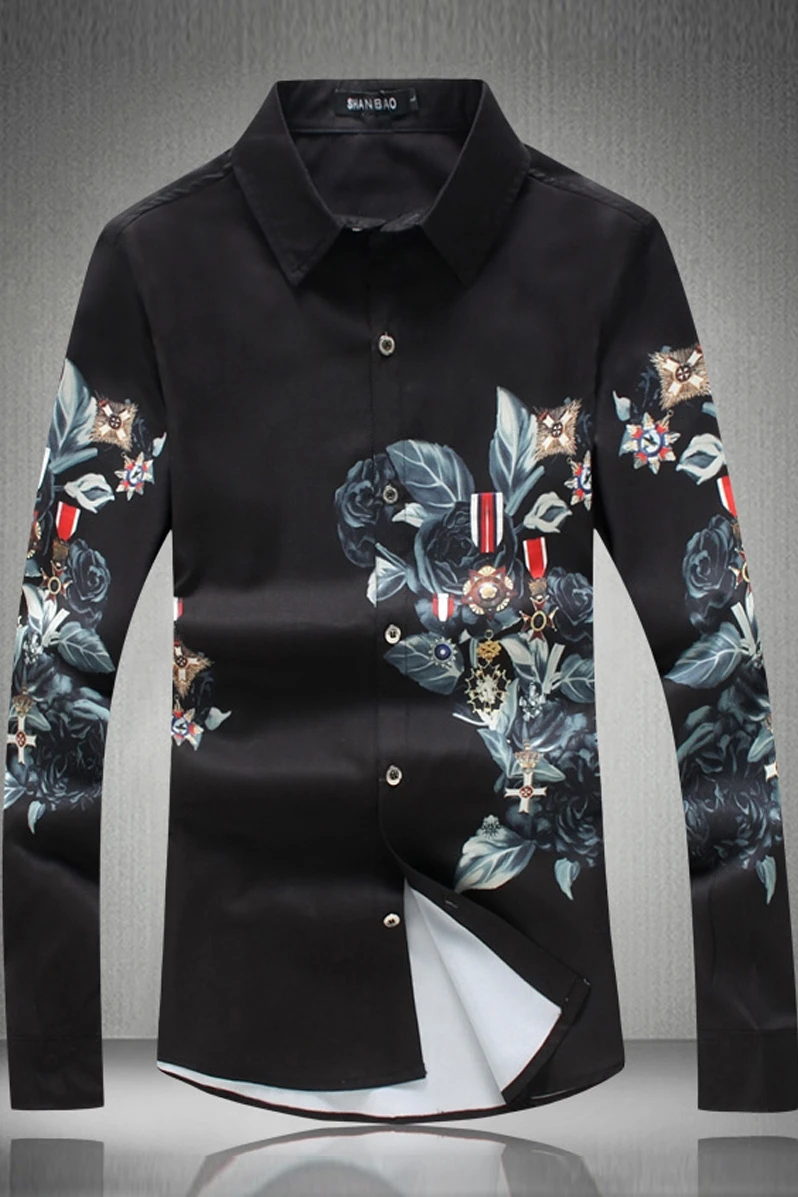 5XL New Long Sleeve Men's Shirt Korean Slim Fit Trendy Top Printed Large Size Casual Long Sleeve Social Night Club Party Shirt
5XL New Long Sleeve Men's Shirt Korean Slim Fit Trendy Top Printed Large Size Casual Long Sleeve Social Night Club Party Shirt