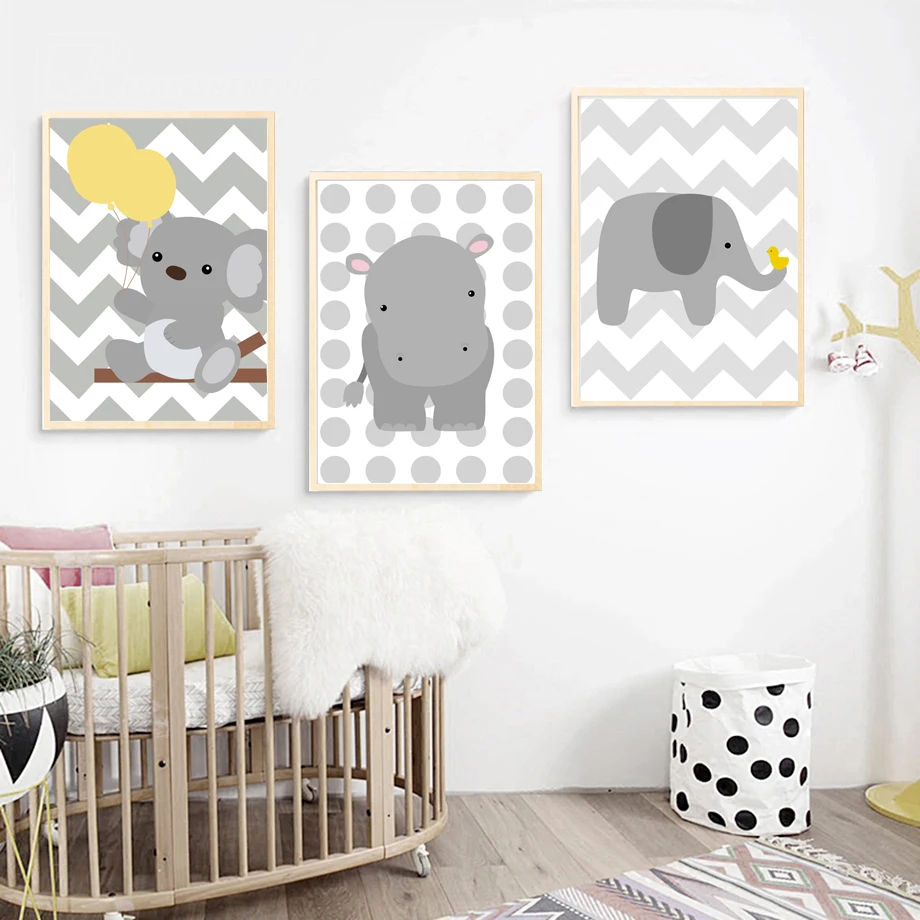 Cartoon Baby Bear Elephant Hippo Wall Art Canvas Painting Nordic Posters And Prints Animal Wall Pictures Baby Kids Room Decor
Cartoon Baby Bear Elephant Hippo Wall Art Canvas Painting Nordic Posters And Prints Animal Wall Pictures Baby Kids Room Decor