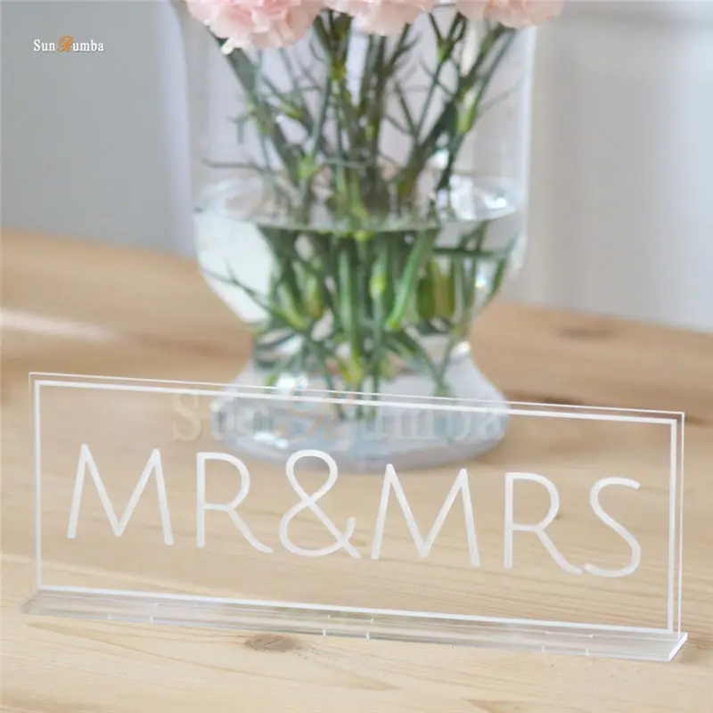 1pcs Mr & Mrs Acrylic Sign Table Wedding Decor Festive Event Party Supplies Mariage Wedding Signs Table Decorations Photo Booth
1pcs Mr & Mrs Acrylic Sign Table Wedding Decor Festive Event Party Supplies Mariage Wedding Signs Table Decorations Photo Booth