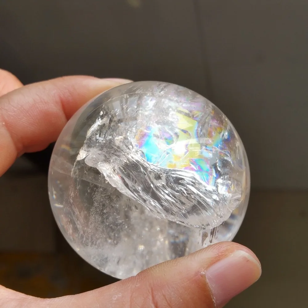 Rainbow!! Natural Quartz Crystal clear crystal Sphere Ball Healing stones from China
Rainbow!! Natural Quartz Crystal clear crystal Sphere Ball Healing stones from China