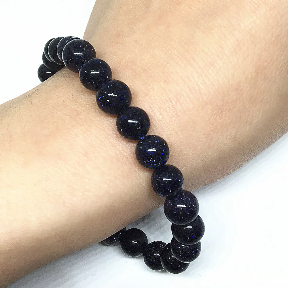 Newly blue sandstone top quality round beads 8,10,12,14mm elastic rope unisex bracelet jewelry 7.5inch B1526
Newly blue sandstone top quality round beads 8,10,12,14mm elastic rope unisex bracelet jewelry 7.5inch B1526