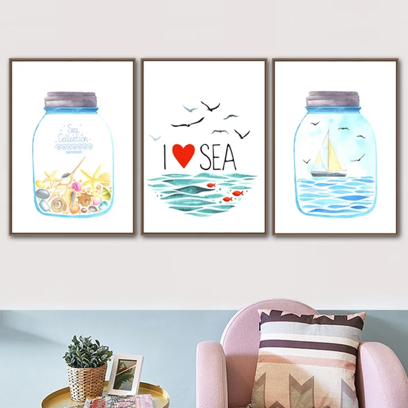 Nordic Cartoon Poster Watercolor Abstract Sea Mew Starfish Canvas Painting Home Children's Room Decoration Wall Art Pictures
Nordic Cartoon Poster Watercolor Abstract Sea Mew Starfish Canvas Painting Home Children's Room Decoration Wall Art Pictures