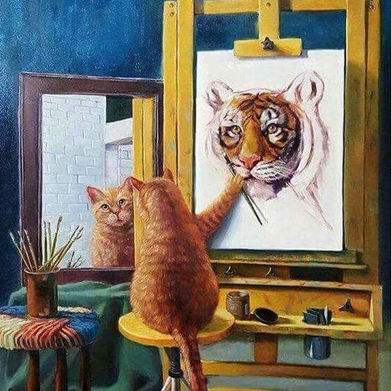 GLymg Cat Painting Tiger 5D Diamond Embroidery Craft Painting Diy Diamond Embroidery Mosaic Gift Diamond Wall Arts Decor
GLymg Cat Painting Tiger 5D Diamond Embroidery Craft Painting Diy Diamond Embroidery Mosaic Gift Diamond Wall Arts Decor