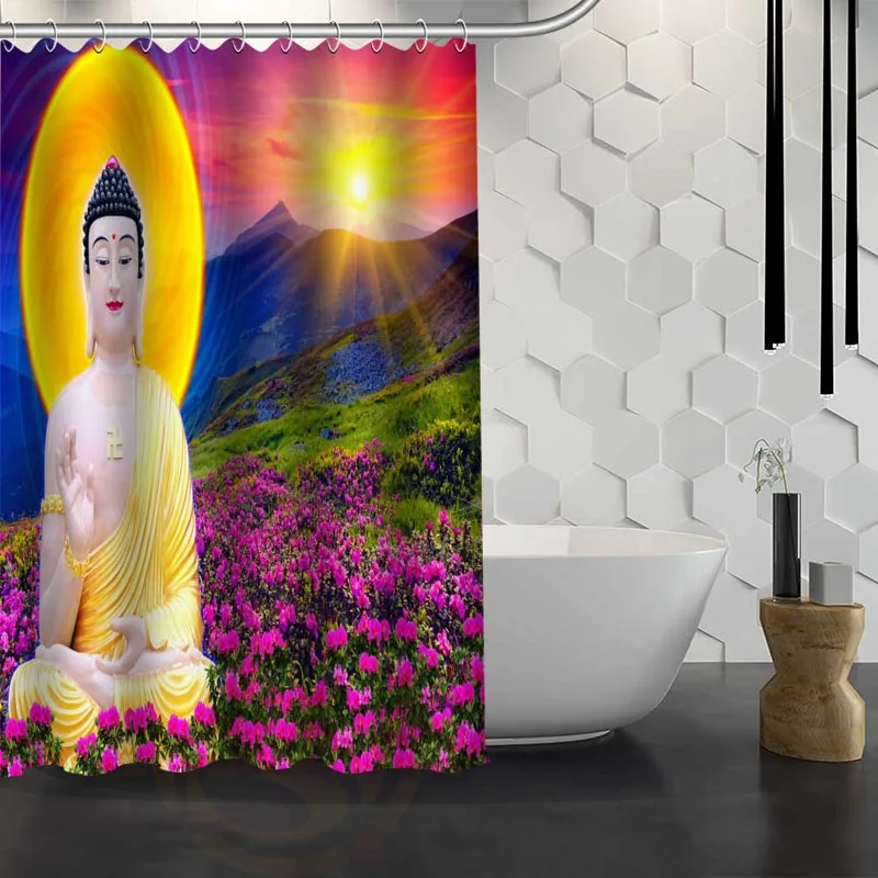 Custom Goddess of Mercy, Buddha Shower Curtain With Hooks Fabric Shower Curtain for Bathroom Waterproof Bath Curtain Gift
Custom Goddess of Mercy, Buddha Shower Curtain With Hooks Fabric Shower Curtain for Bathroom Waterproof Bath Curtain Gift