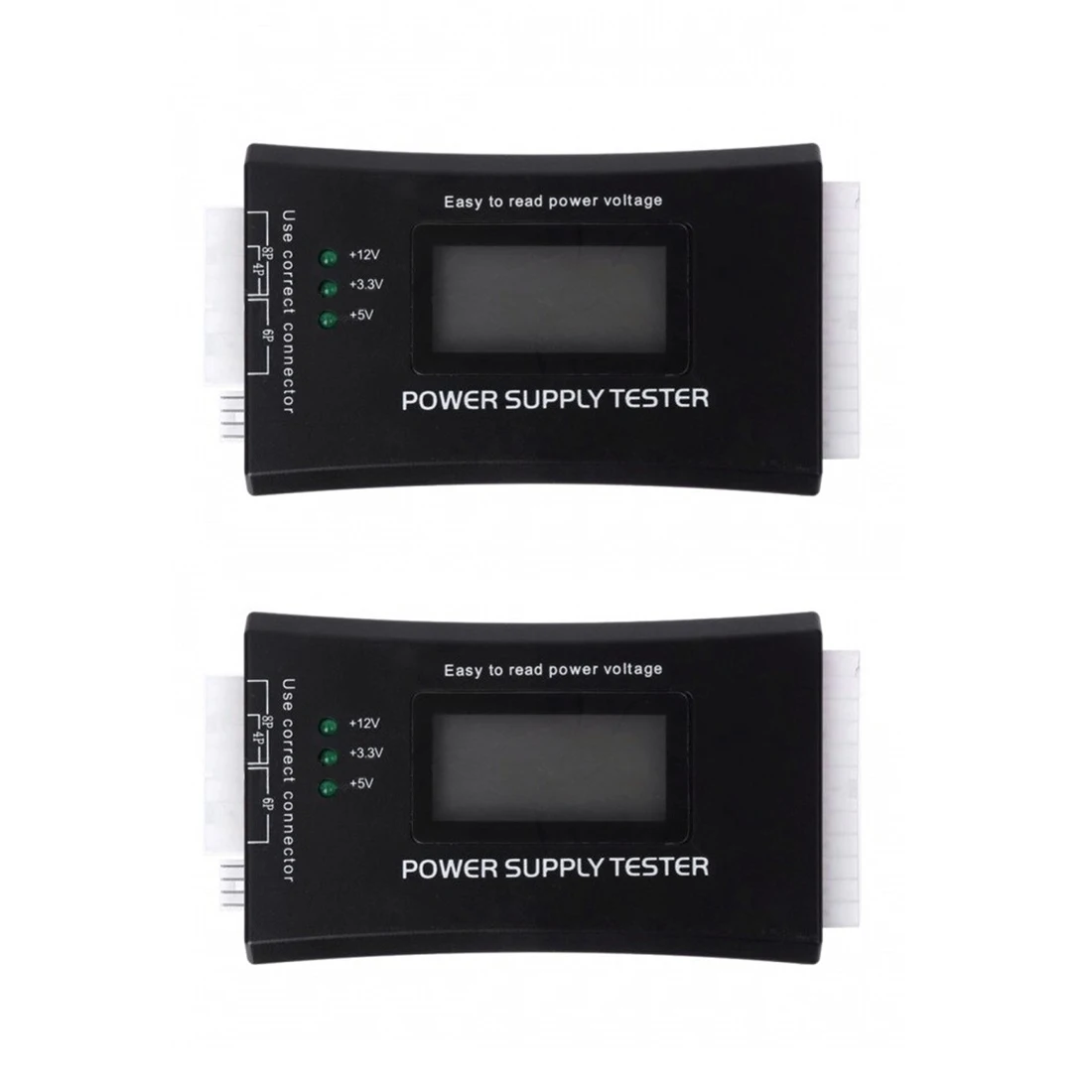 Check Quick 1pcs Digital LCD Display Power Supply Tester Computer 20/24 Pin Power Supply Tester Support Measuring Tool Instrumen
Check Quick 1pcs Digital LCD Display Power Supply Tester Computer 20/24 Pin Power Supply Tester Support Measuring Tool Instrumen