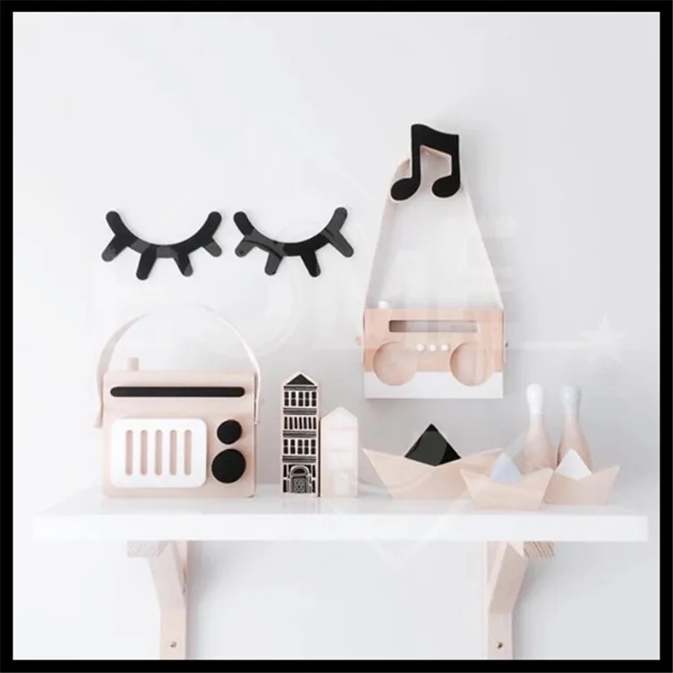 INS Bunny/Batman/beard/Cross/Clouds/Ice cream wooden Hooks On Wall In Children's Room Decoration Baby & Kids Coat Hangers | Дом и сад