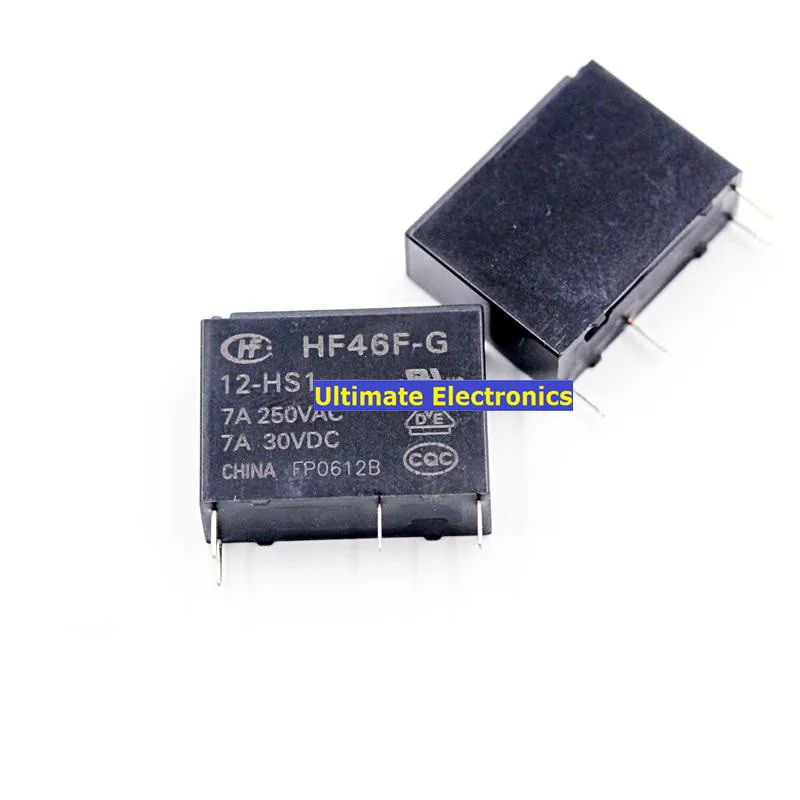 10 шт. 46F G | HF46F 12 HS1 4 контактный группы нормально разомкнутый 7A 250VAC