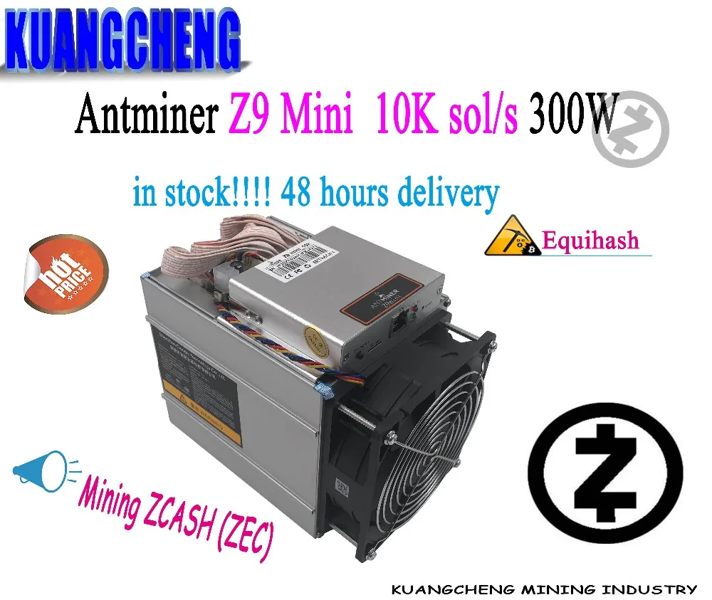 Старая Майнер kuangcheng AntMiner Z9 mini 10k sol/s asic без звука Equihash ZEN ZEC лучше чем Antminer S9 T9 V9