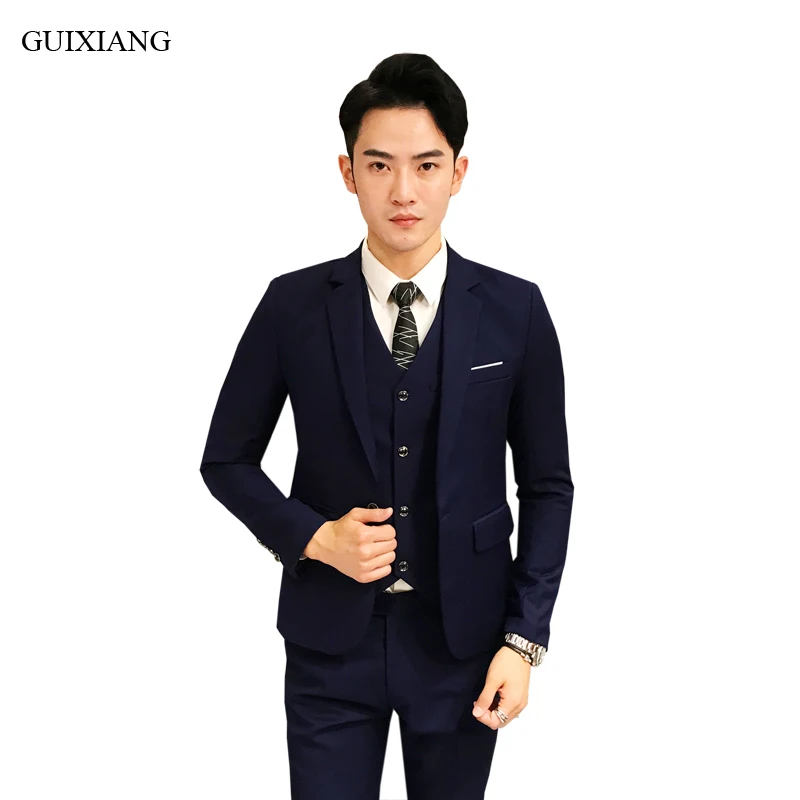 New Arrival Style Men boutique business casual suits high quality solid slim wedding dress coat three-piece suit plus sizeM-4XL
New Arrival Style Men boutique business casual suits high quality solid slim wedding dress coat three-piece suit plus sizeM-4XL