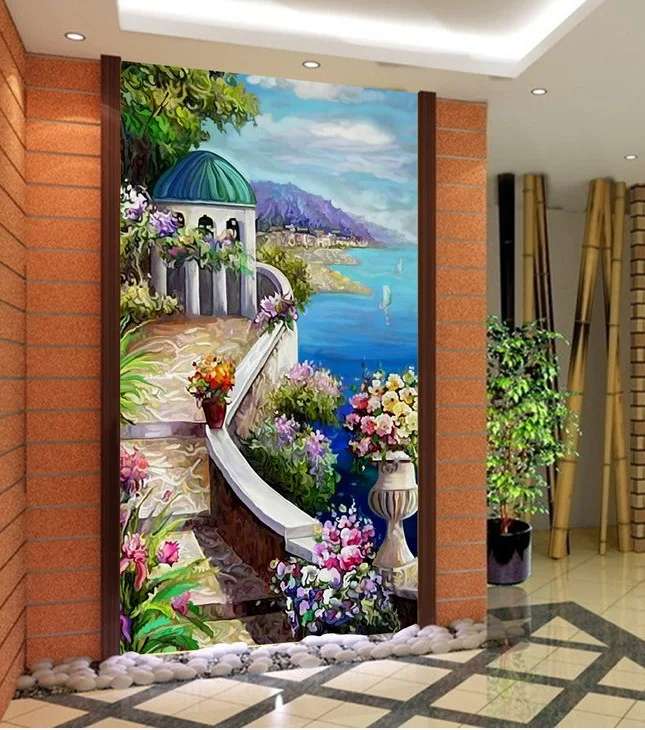 3d wallpaper custom mural non-woven wall sticker Porch setting wall painting Mediterranean scenery paintings 3d wall mural
3d wallpaper custom mural non-woven wall sticker Porch setting wall painting Mediterranean scenery paintings 3d wall mural