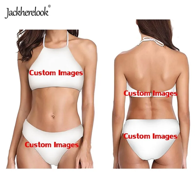 Jackherelook 2019 New Fashion Custom Your Photo/Images Bikinis Set Women Halter Swimwear High Neck Summer Beachwear Bathing Suit
Jackherelook 2019 New Fashion Custom Your Photo/Images Bikinis Set Women Halter Swimwear High Neck Summer Beachwear Bathing Suit
