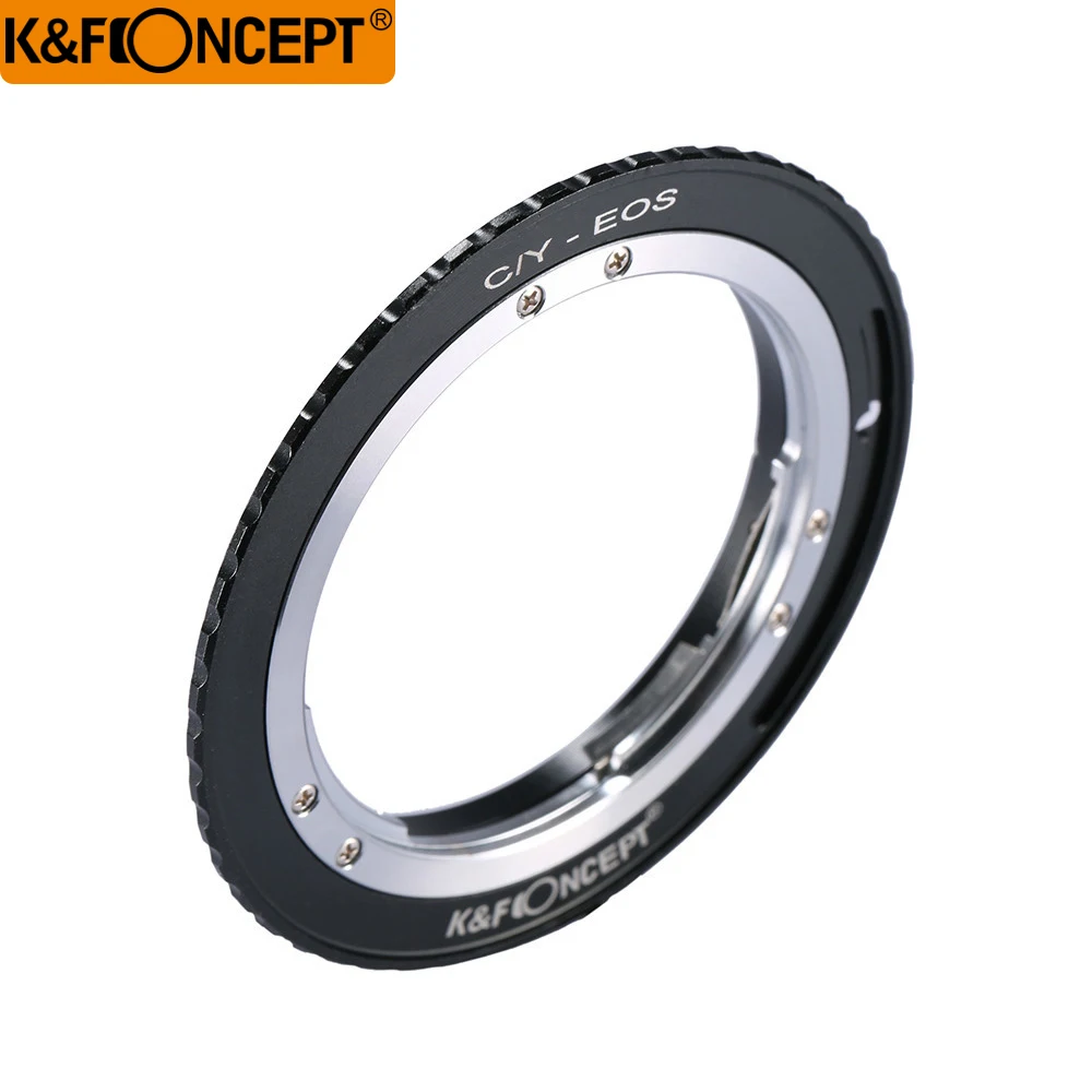 K&F Concept Lens Mount Adapter Ring Contax Yashica C/Y Lens to Canon EOS Camera EF Mount body
K&F Concept Lens Mount Adapter Ring Contax Yashica C/Y Lens to Canon EOS Camera EF Mount body