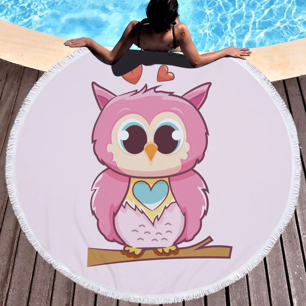 Owl Animals Print Round Beach Towel For Adult Colorful Print Soft Microfiber Shower Bath Towel Travel Blanket Swimming Cover
Owl Animals Print Round Beach Towel For Adult Colorful Print Soft Microfiber Shower Bath Towel Travel Blanket Swimming Cover