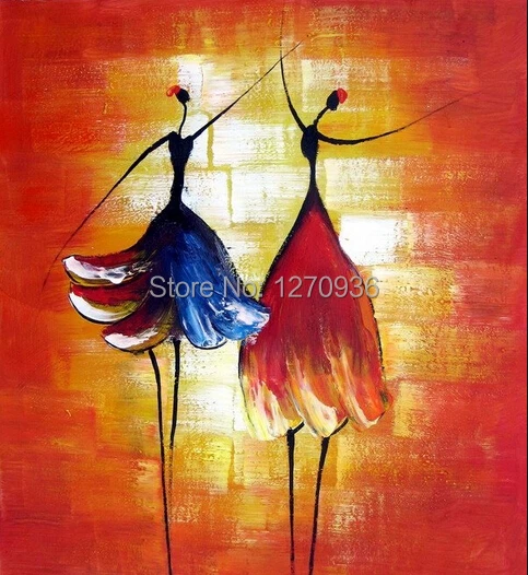 Hand Painted Abstract Oil Painting on Canvas Two Dancing Girls Wall Artwork Canvas Oil Painting Abstract Dancer Oil Painting
Hand Painted Abstract Oil Painting on Canvas Two Dancing Girls Wall Artwork Canvas Oil Painting Abstract Dancer Oil Painting