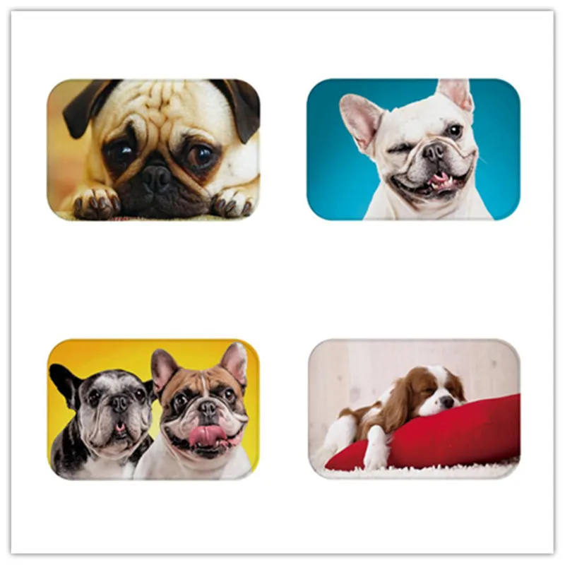 Creative Dog Printing Doormat Flannel Home Decor Non-slip Floor Mat Cute Bulldog Door Mat
Creative Dog Printing Doormat Flannel Home Decor Non-slip Floor Mat Cute Bulldog Door Mat