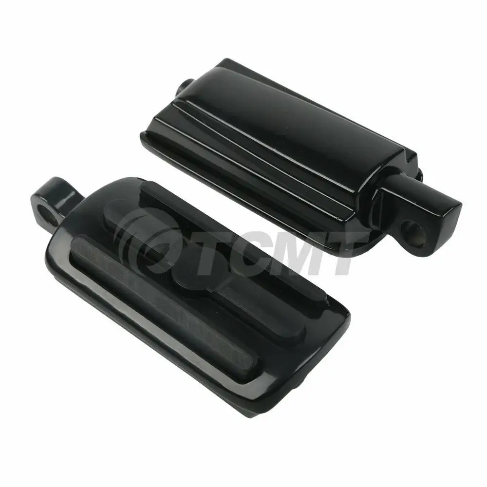 

Motorcycle Black 1-1/4" Universal Highway Short Angled Foot Pegs Footpeg Mount For Harley Touring