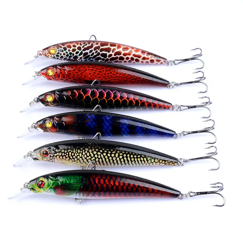 6Pcs/Lot Floating Minnow Sea Fishing Baits Lure 11cm/13.4g Artificial Hard Pesca Isca Baits Wobblers for Fishing
6Pcs/Lot Floating Minnow Sea Fishing Baits Lure 11cm/13.4g Artificial Hard Pesca Isca Baits Wobblers for Fishing