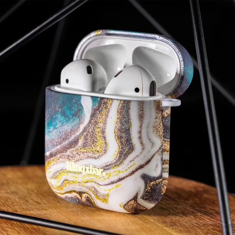 Оригинальный Блестящий матовый мраморный камуфляжный чехол Kingxbar для Apple Airpods, жесткий ударопрочный защитный чехол для ПК, чехол для Airpods 2
Оригинальный Блестящий матовый мраморный камуфляжный чехол Kingxbar для Apple Airpods, жесткий ударопрочный защитный чехол для ПК, чехол для Airpods 2