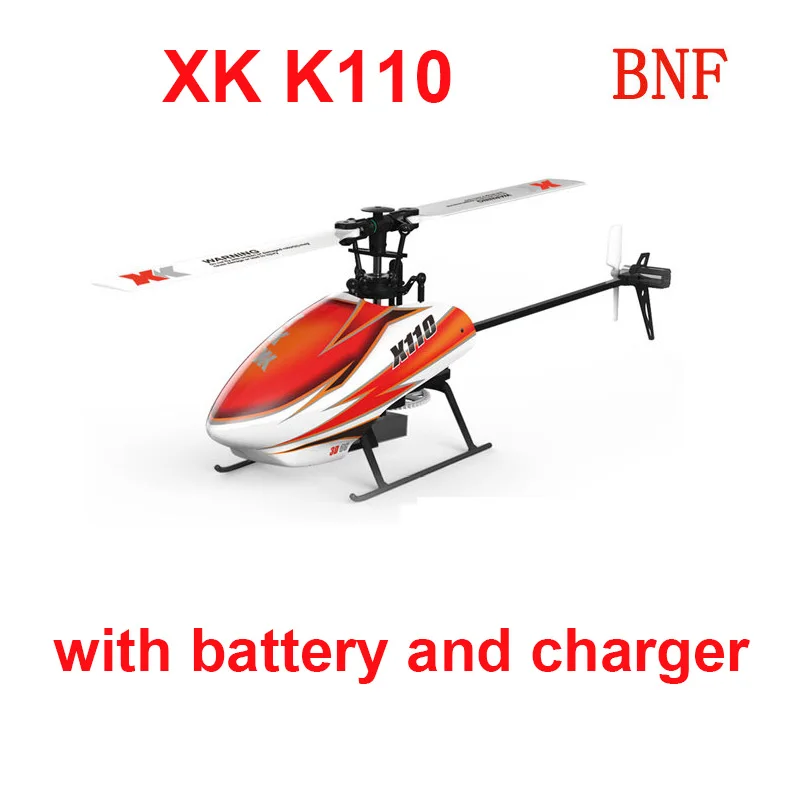 Оригинальный XK K110 BNF (Без передатчика) (с батареей и зарядным устройством) 6CH бесщеточный 3D 6G RC вертолет совместим с FUTABA
Оригинальный XK K110 BNF (Без передатчика) (с батареей и зарядным устройством) 6CH бесщеточный 3D 6G RC вертолет совместим с FUTABA