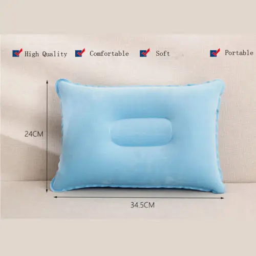 Новейшая модель На складе сплошной Портативный надувная подушка для путешествий