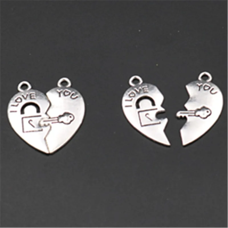 8pcs Silver Color Alloy Puzzle Glamour I Love You Peach Heart Pendant DIY Charm Necklace Bracelet Jewelry Carfts Making A705
8pcs Silver Color Alloy Puzzle Glamour I Love You Peach Heart Pendant DIY Charm Necklace Bracelet Jewelry Carfts Making A705