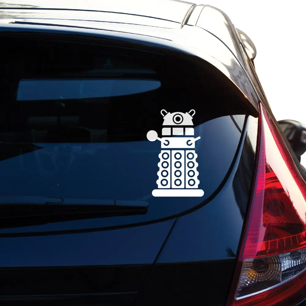 Yoonek Graphics Dalek Decal Sticker Inspired By the Show Doctor Who for Car Window, Laptop, Motorcycle, Walls, Mirror and More
Yoonek Graphics Dalek Decal Sticker Inspired By the Show Doctor Who for Car Window, Laptop, Motorcycle, Walls, Mirror and More