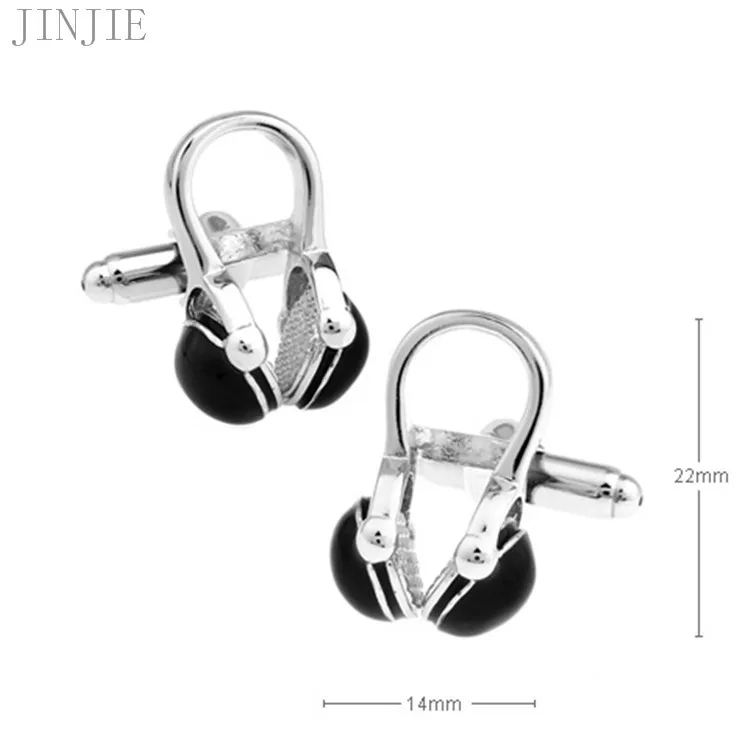 Creative Design White Headset Style Cufflinks Color Paint Cufflinks Men's Business Casual French Shirt Cuff Button
Creative Design White Headset Style Cufflinks Color Paint Cufflinks Men's Business Casual French Shirt Cuff Button