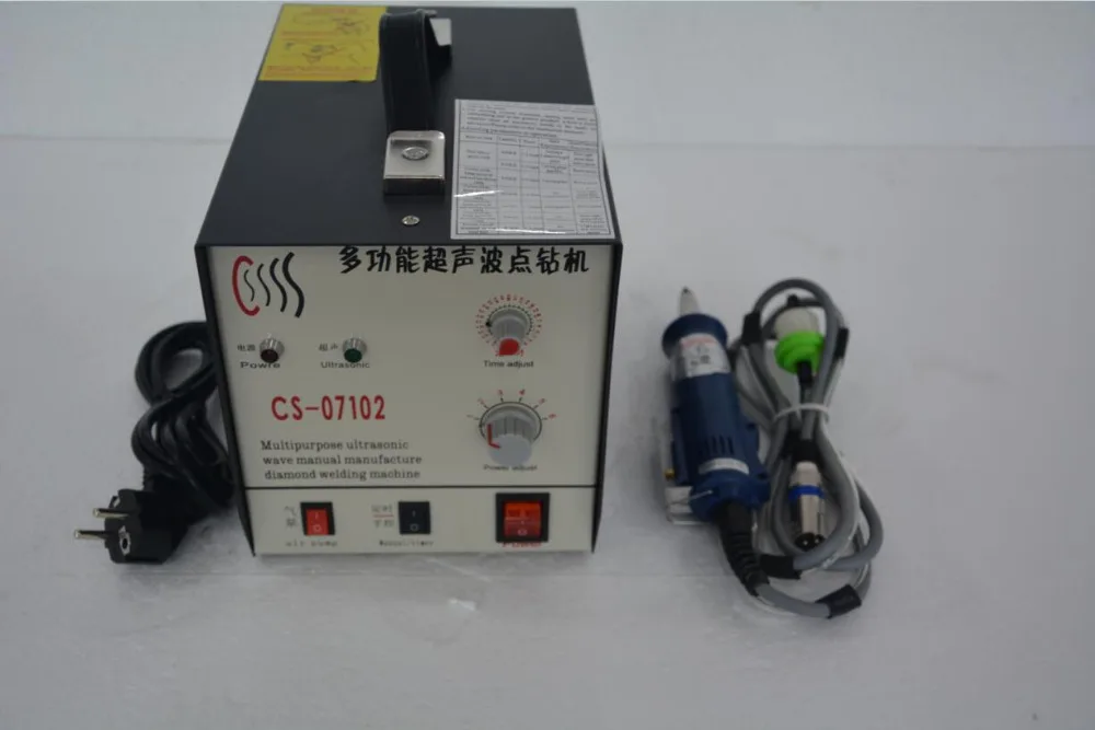 Fast shipping CS-07102 ultrasonic fixing rhinestone machine hot fix crystal studs setter
Fast shipping CS-07102 ultrasonic fixing rhinestone machine hot fix crystal studs setter