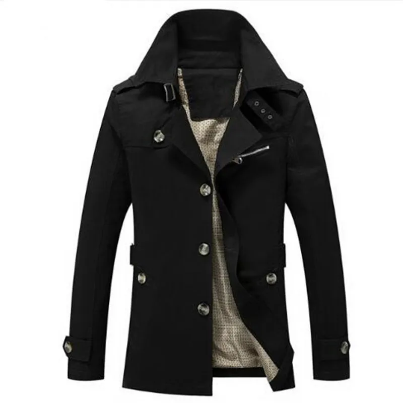 Men Jacket Coat Long Section Fashion Trench Coat Jaqueta Male Veste Homme Brand Casual Fit Overcoat Jacket Outerwear
Men Jacket Coat Long Section Fashion Trench Coat Jaqueta Male Veste Homme Brand Casual Fit Overcoat Jacket Outerwear