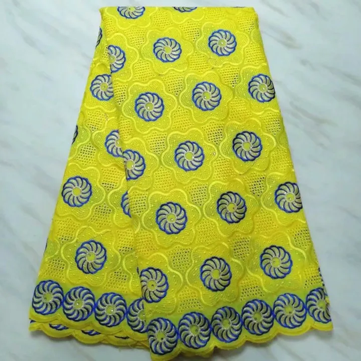 5Yards/pc High quality yellow african cotton fabric and flower embroidery swiss voile lace fabric for dress BC72-6
5Yards/pc High quality yellow african cotton fabric and flower embroidery swiss voile lace fabric for dress BC72-6