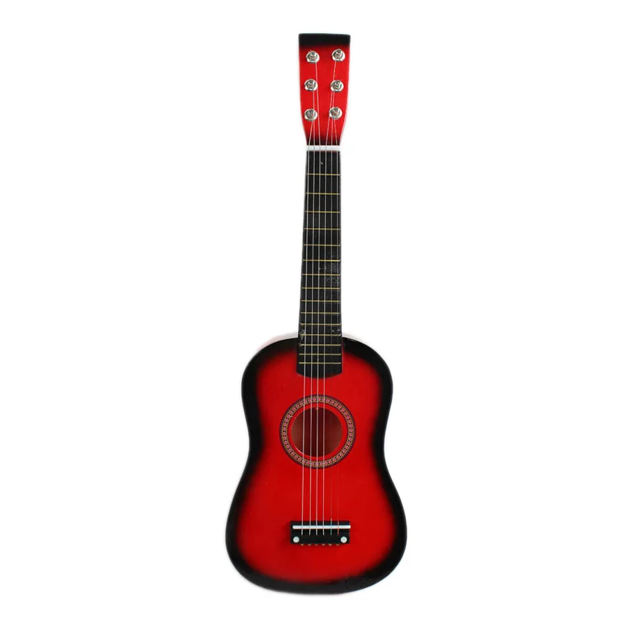 Красная гитара 23 ", мини-гитара из липы, детская музыкальная игрушка, акустический струнный инструмент с пластиковой веревкой
Красная гитара 23 ", мини-гитара из липы, детская музыкальная игрушка, акустический струнный инструмент с пластиковой веревкой