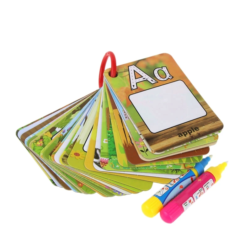 Water Drawing Card 26 Alphabet Coloring Book & 2 Magic Pen Letter Card Painting Board Educational Toys For Kids
Water Drawing Card 26 Alphabet Coloring Book & 2 Magic Pen Letter Card Painting Board Educational Toys For Kids