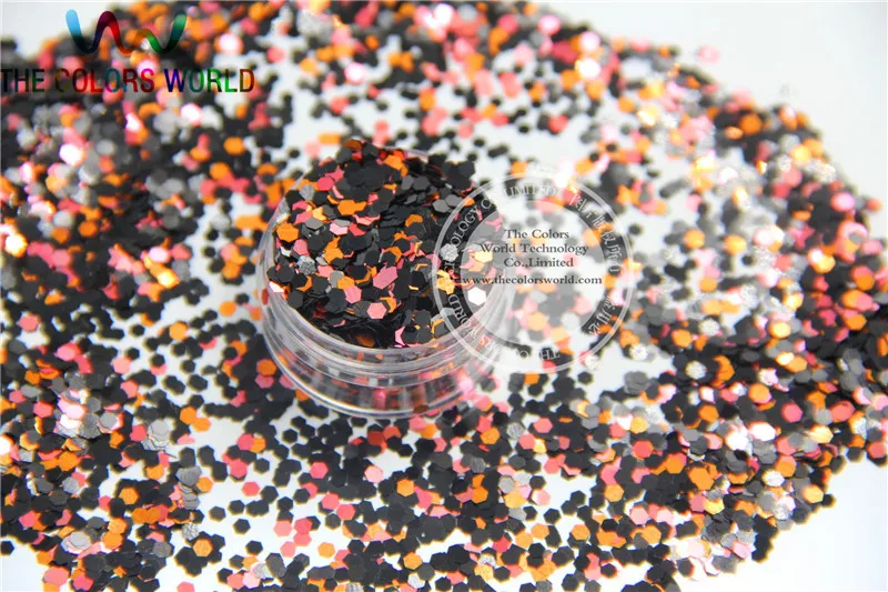 Halloween Glitter-5 mix Solvent Resistant Hex shapes spangles for nail polish Art or other DIY decoration 1pack=50g
Halloween Glitter-5 mix Solvent Resistant Hex shapes spangles for nail polish Art or other DIY decoration 1pack=50g