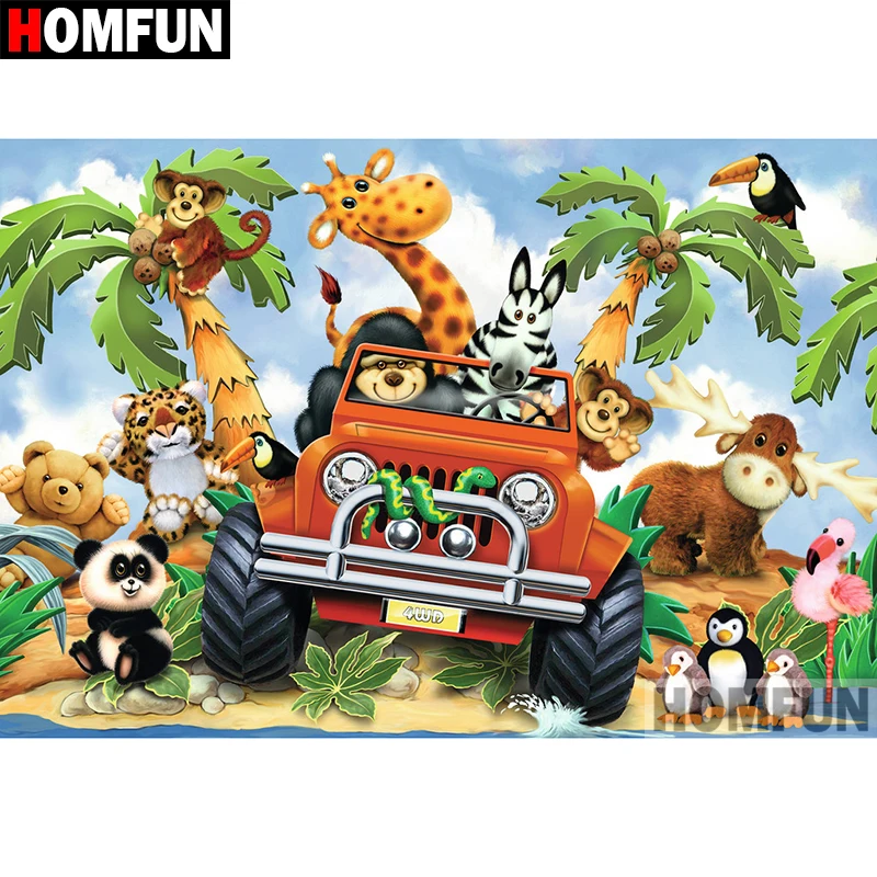 HOMFUN 5D DIY Diamond Painting Full Square/Round Drill "cartoon animals" Embroidery Cross Stitch gift Home Decor Gift A09143
HOMFUN 5D DIY Diamond Painting Full Square/Round Drill "cartoon animals" Embroidery Cross Stitch gift Home Decor Gift A09143