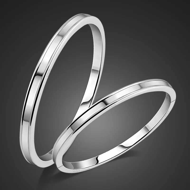 Fashion retro 100% 925 sterling silver simple Bracelet bangle for woman delicate jewelry silver color Valentine's Day gift
Fashion retro 100% 925 sterling silver simple Bracelet bangle for woman delicate jewelry silver color Valentine's Day gift