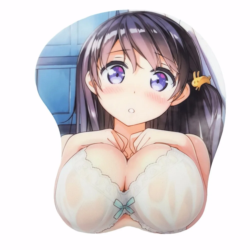 Коврик для мыши с японским аниме 3D Oppai | Компьютеры и офис