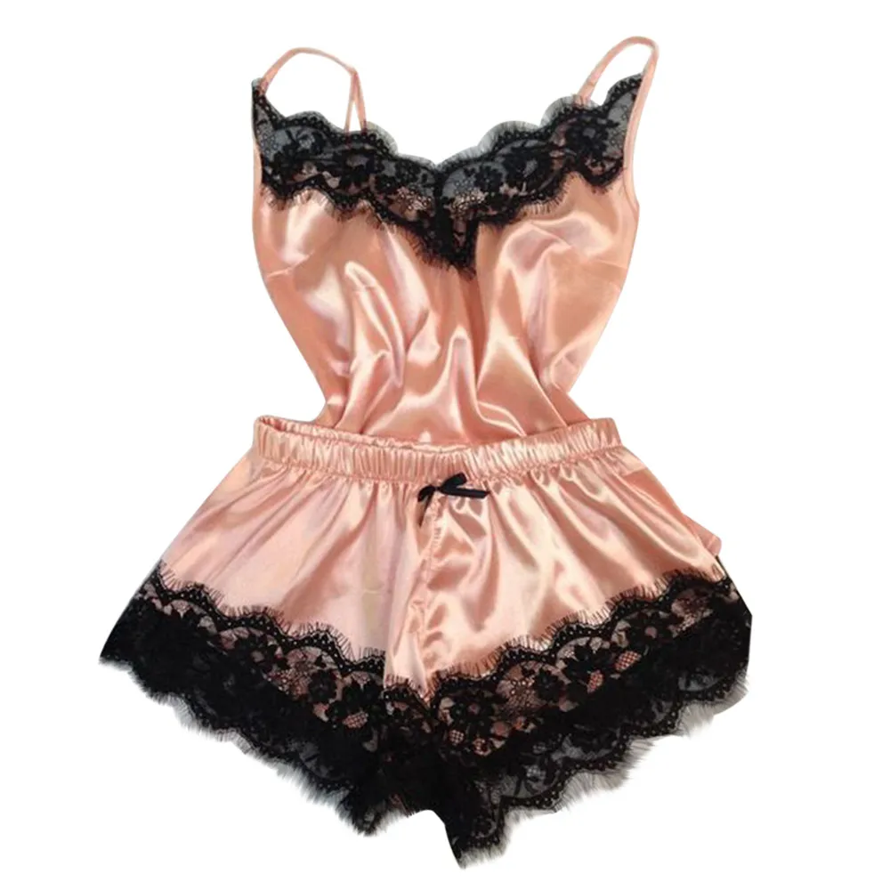 Fashion Sexy Lace Sleepwear Polyester Ladies Pyjama Femme Pijamas Women Piżama Pyjama פיגמה Bielizna Nocna Sexy Pijama
Fashion Sexy Lace Sleepwear Polyester Ladies Pyjama Femme Pijamas Women Piżama Pyjama פיגמה Bielizna Nocna Sexy Pijama