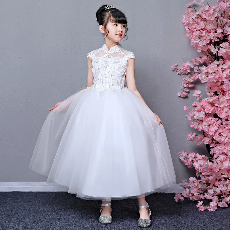 Elegant Tea-length Puffy Baby Girls Short Sleeves Birthday Wedding Party Dress Children's Day Performance Show Clothing 5-13T
Elegant Tea-length Puffy Baby Girls Short Sleeves Birthday Wedding Party Dress Children's Day Performance Show Clothing 5-13T
