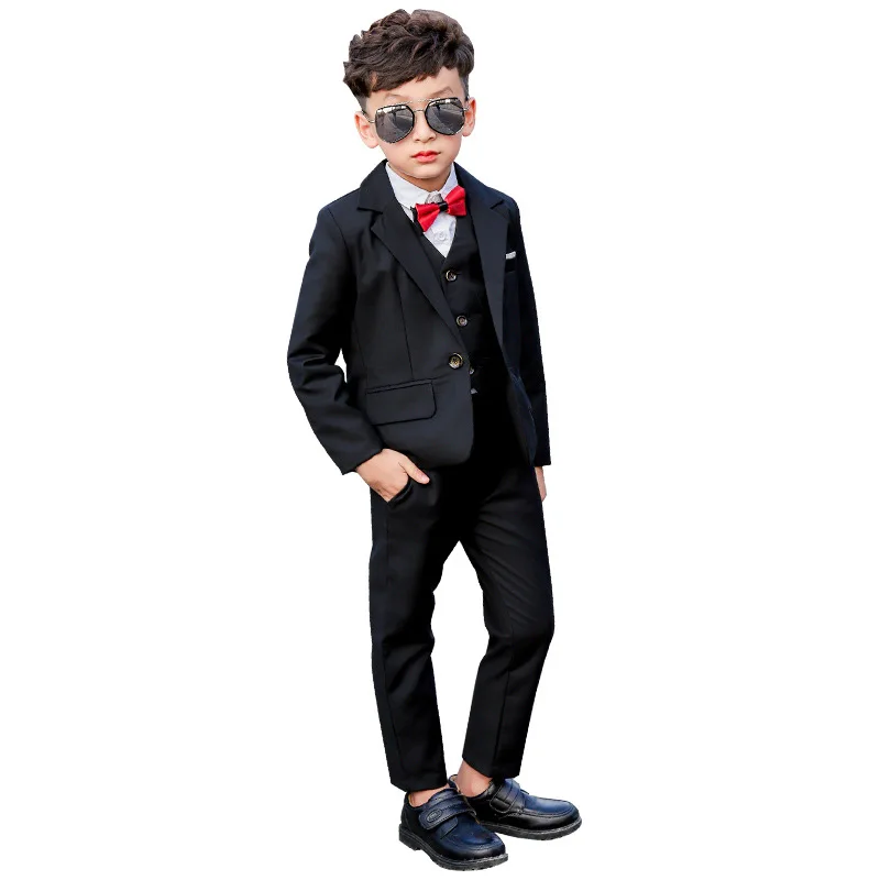 Children's Formal Suit Sets Flower Boys Wedding Party Prom Catwalk Costume Kids Blazer Vest Pants Shirts 4pcs Clothing Sets
Children's Formal Suit Sets Flower Boys Wedding Party Prom Catwalk Costume Kids Blazer Vest Pants Shirts 4pcs Clothing Sets